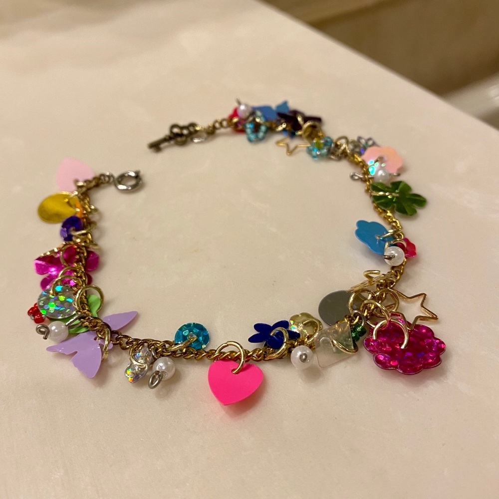 Sequin and Bead Anklet